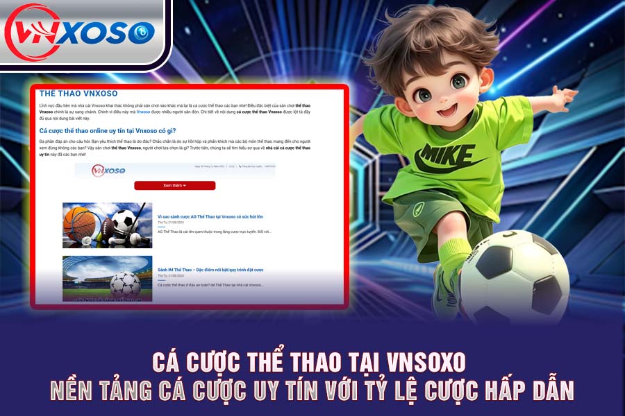 Cá Cược Thể Thao VNsoxo Nền Tảng Cá Cược Uy Tín Với Tỷ Lệ Cược Hấp Dẫn